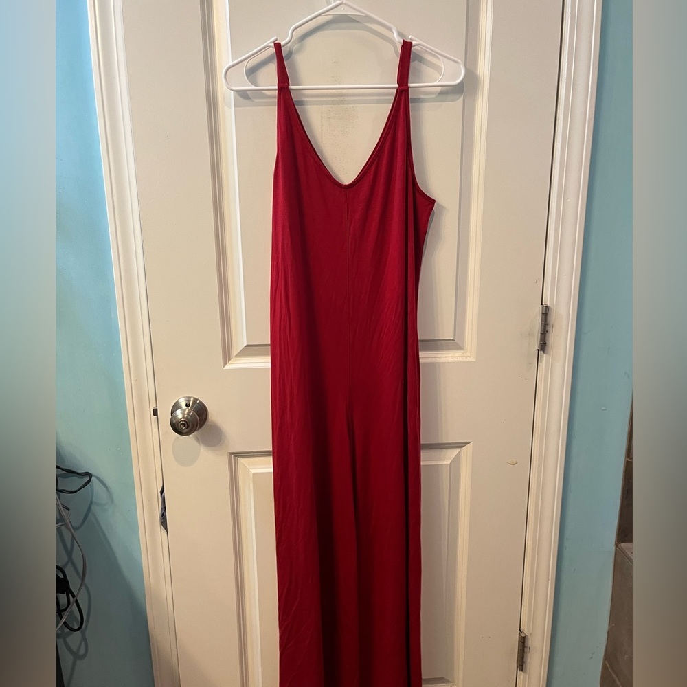 Athleta Red romper NWOT